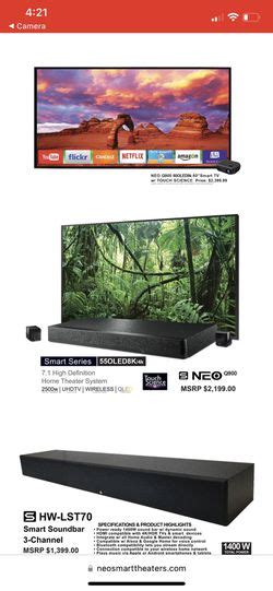 Neo q900 smart series 550led8k - Find many great new & used options and get the best deals for Neo Q900 Smart Series 550LED8K 7.1 High Definition Home Theater System at the best online prices at eBay! Free shipping for many products!